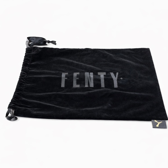 Fenty Beauty Other - FENTY x PUMA Rihanna Black Velvet Drawstring Dust Bag Pouch Travel Storage